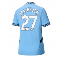 Dámy Fotbalový dres Manchester City Matheus Nunes #27 2024-25 Domácí Krátký Rukáv